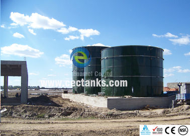 Serbatoio di stoccaggio del biogas in acciaio rivestito di vetro Serbatoio circolare di acqua di fuoco