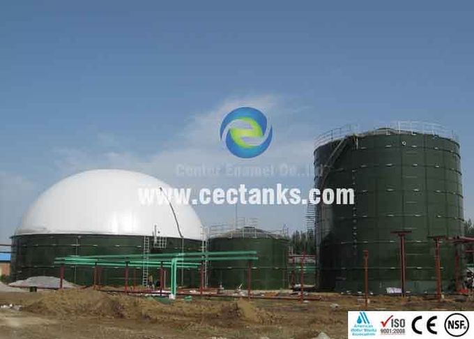 Serbatoio di stoccaggio di biogas da 100000 / 100K galloni, digestione anaerobica a bassa temperatura 0