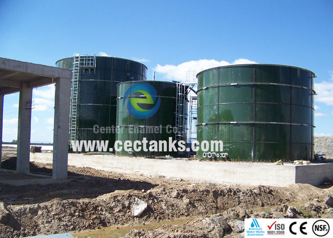 Serbatoio di stoccaggio del biogas a doppia membrana in PVC installato velocemente ISO 9001:2008 0